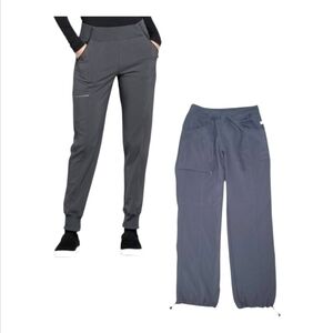 Gray Athleisure Jogger Pants XS Petite Lightweight Drawstring Joggers